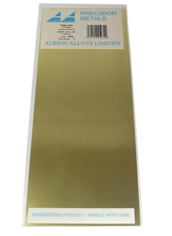 Brass Sheet 0.010 x 4 x 10" (x2)