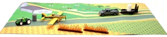 Country Life Crop Dusting Plane and Farm Set with Playmat