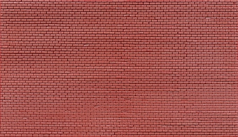 Builders sheets - plain bond brickwork - Pack of four 130mm x 75mm sheets