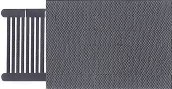 Builders sheets - chequer plate - Pack of four 130mm x 75mm sheets