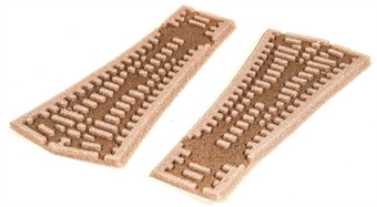 Pair of Setrack medium radius Y point underlay (for use with ST-247)
