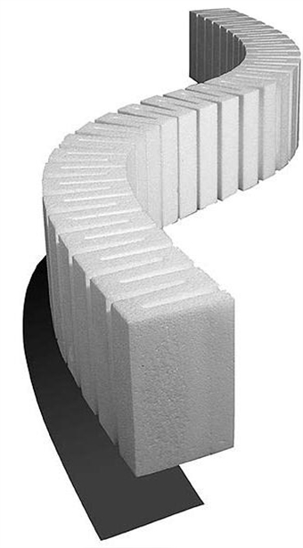 Foam Riser For Elevated Track - 4" High - 2.5" Wide - Pack Of 2