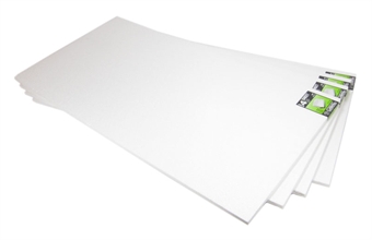 Foam sheets - 12 x 24" by 0.25" thick (Pack of 4)