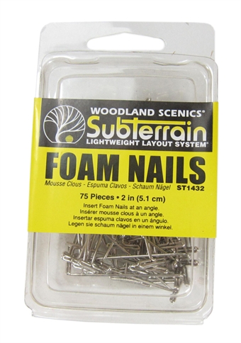 2" nails for foam x 75
