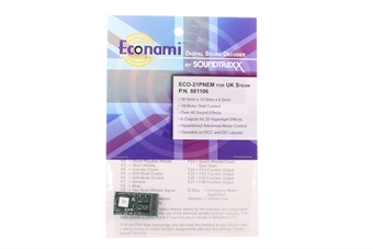 Econami Sound Decoder - UK steam - 21 pin