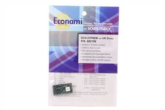 Econami Sound Decoder - UK diesel - 21 pin