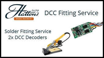 Solder 2 decoders into a single DCC compatible (not DCC Ready) item