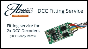 Fit two 6, 8, 18 or 21 pin decoders into a single DCC Ready item