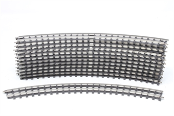 10" radius curved track