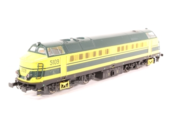 Series 51 5109 of the SNCB (DCC Sound on board)