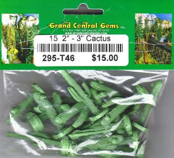 Cacti, 2-3" - pack of 15