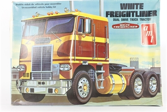 White Freightliner Dual Drive Truck Tractor