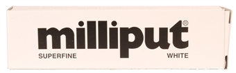 Milliput filler - superfine white - 57g tube
