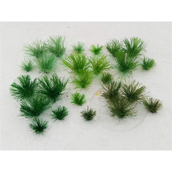 Green tufts - mixed 5mm - pack of 30