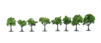 Sun kissed Trees - 1.9cm-3.1cm (0.75" - 1.25") - Pack of Eight