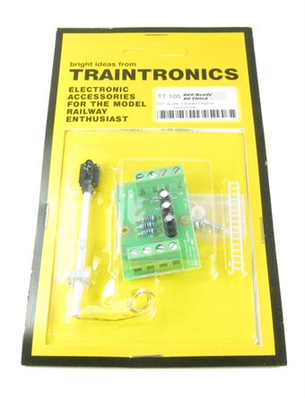 3-aspect yellow/green/yellow distant signal with fading interface board