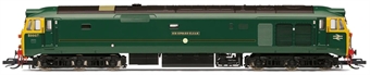 Class 50 50007 'Sir Edward Elgar' in BR heritage GWR green