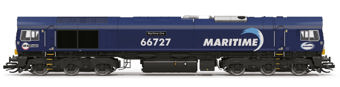GBRf Class 66 66727 Maritime One - Diesel Locomotive