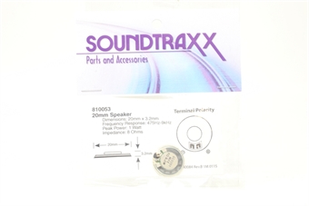 20mm Round Speaker - 8 Ohms