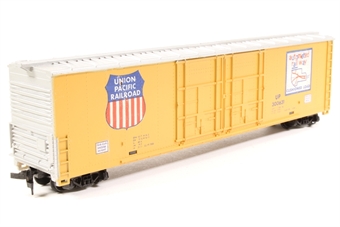 62' Hi-Cube Double Door Box Car #300631 of the Union Pacific Railroad