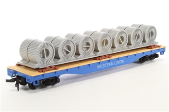 Western Union Cable Reel Platform Car