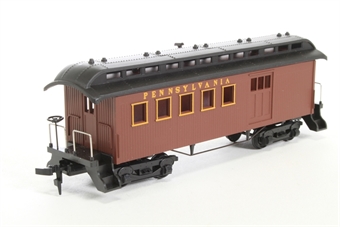 1890 Old West Passenger Combination Car of the Pennsylvania Railroad
