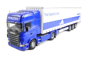 Scania R580 & Komatsu trailer "The Expert Line"