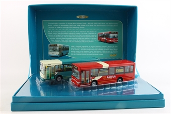 Dennis/Plaxton Mini Pointer Dart s/deck bus Twin Set - Arriva London / Arriva Medway Towns