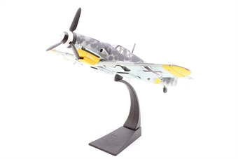 Messerschmitt Bf 109G-6 Luftwaffe TripleBlack chevron and bar Named Christl Hauptmann Gerhard Barkhorn, II/JG52 (with Ground Crew)