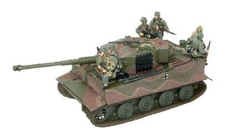 Tiger tank with 6 US GI rider figures