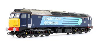 Class 47 47853 "Rail Express" in Direct Rail Services Livery