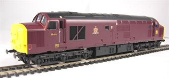 Class 37/4 37416 in Royal Scotsman maroon with EW&S branding