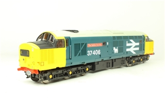 Class 37 37406 'The Saltire Society' in BR large logo blue - limited edition for Geoffrey Allison