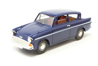 Ford Anglia in navy blue
