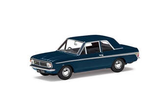 Ford Lotus Cortina Mk2 in anchor blue