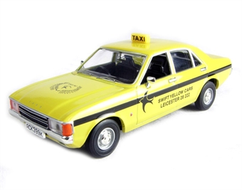 Ford Consul in "Swift Taxis" yellow livery