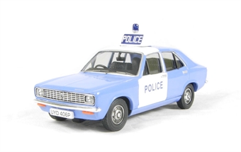 Hillman Avenger in Avon & Somerset police livery. Production run of <1500
