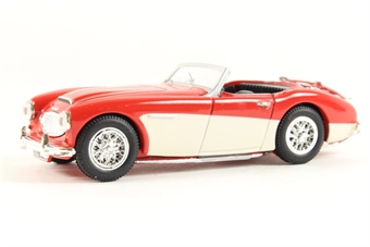 Austin Healey Open Top in Colorado Red & Ivory White