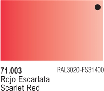 Model Air 71003 - Scarlet Red - RAL2002 FS31400