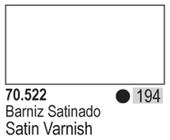 Model Color - Satin Varnish 