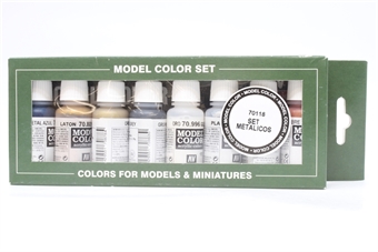 Model Color Set - Metallics (x8)
