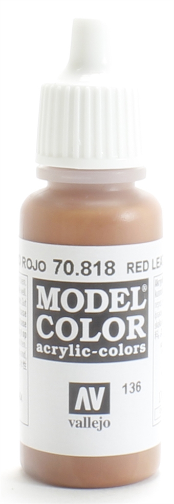 Model Color - Red Leather 