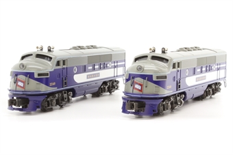 EMD F3 AA set #2240/2240 of the Wabash Railroad