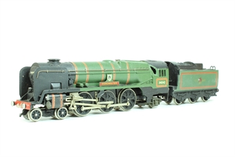 Rebuilt West Country Class 4-6-2 34042 'Dorchester' in BR Green