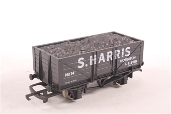 5 Plank Open Wagon 14 'S Harris' with Coal Load