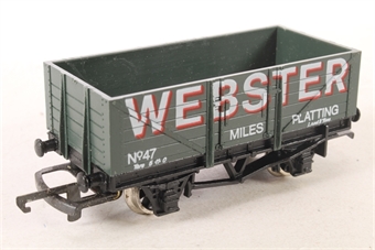 5-plank open wagon in grey - Webster, Miles Platting - No. 47 - Limited Edition of 378 made
