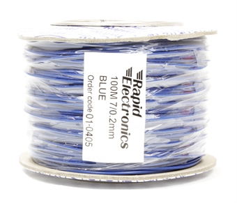 Blue Wire 100m (7 x 0.2mm)