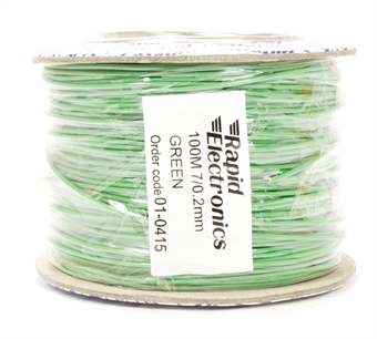 Green Wire 100m (7 x 0.2mm)