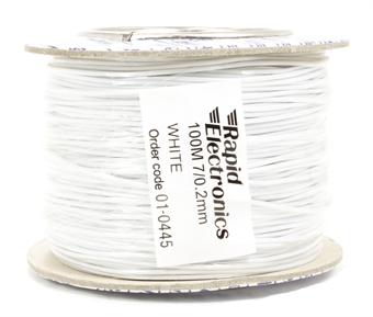 White Wire 100m (7 x 0.2mm)