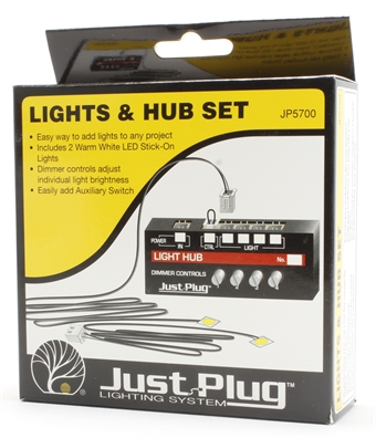 Lights and Hub set - Just Plug lighting system